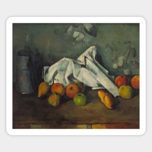 Milk Can and Apples by Paul Cezanne Magnet